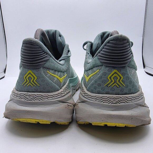 Hoka One One Challenger ATR 7 Womens 8.5B Green Yellow Running Shoes Lightweight - Picture 5 of 13